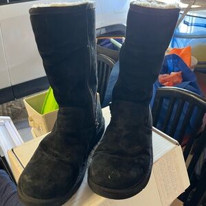 UGG Black Suede Boots